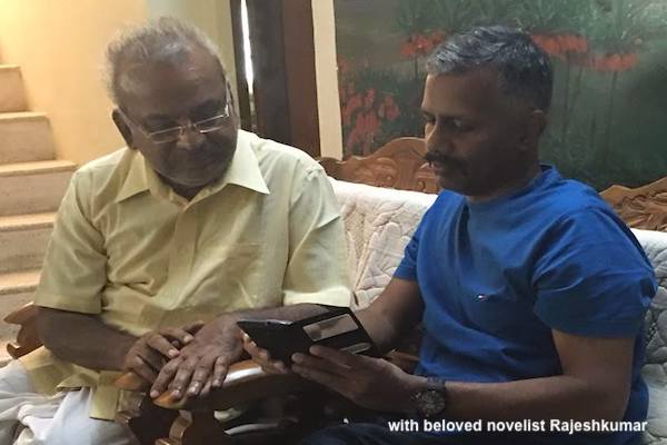 With Novelist Rajeshkumar